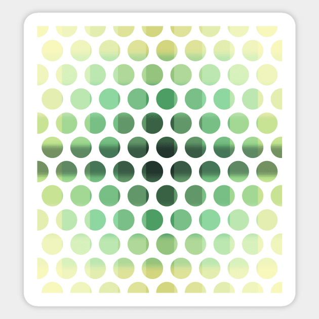 Colorful Polka Dots Sticker by StudioGrafiikka